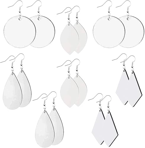 Llaveros de sublimación en blanco, llaveros de transferencia de calor de doble cara, llaveros en blanco para transferencia de calor, suministros de