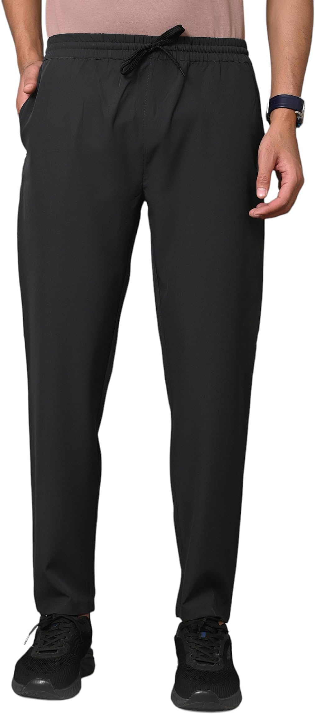 JAGUROMen's Jogging Trackpant with Side Pockets, Casual Fitness Pants for Exercise, Gym or Outdoor Activities
