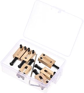 BIUDECO 1 Conjunto De Sela Banqiao Tremolo Sela Guitarra Clássica Sela Balada Componente Ponte De Guitarra Sela Ponte De Guitarra Elétrica Selas Substituem Ponte De Violão Clássico