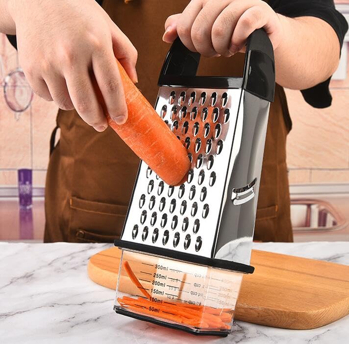 Rallador de queso de acero inoxidable con contenedor miniatura 5
