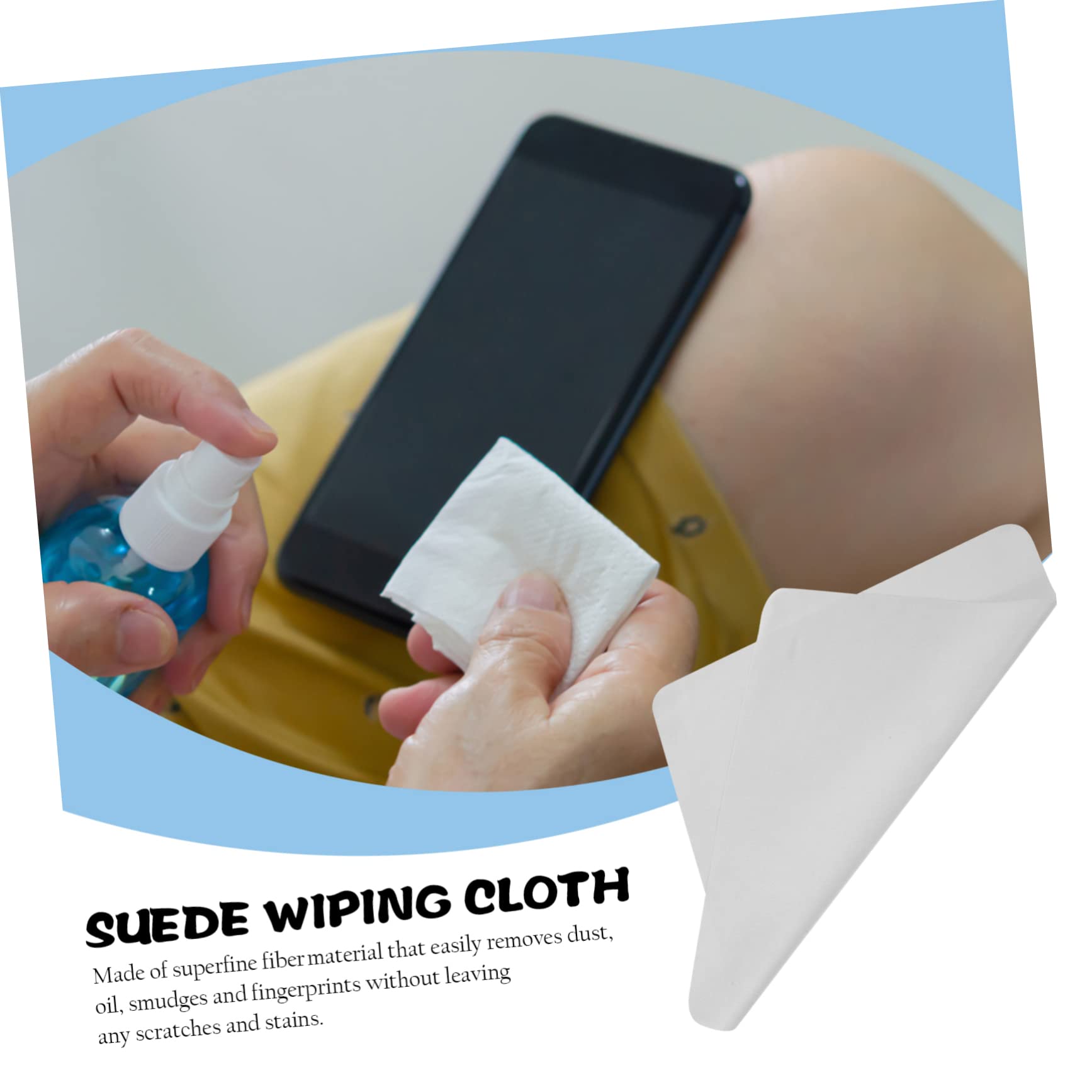 Hemobllo 5 Set Di Panni Per La Pulizia Delle Lenti Per Occhiali Salviette Per Occhiali Macchie Di Rimuovi Impronte Digitali Robusti E Facili Da Pulire 3 Pezzi*5