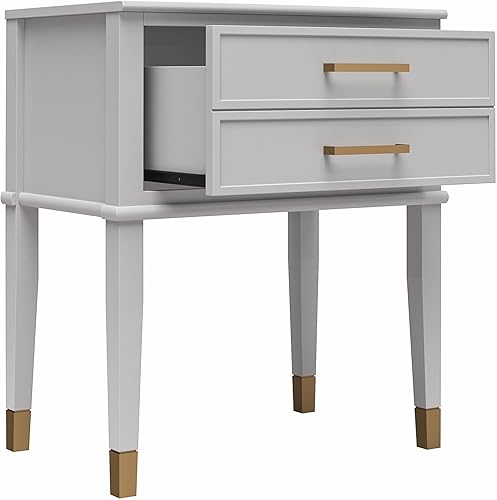 Miniatura 14 de CosmoLiving Westerleigh cómoda con cajones Blanco,Gris (Dove Gray),Negro -