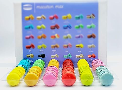 Miniatura 4 de 12 sombras de Macs | Volumen #1 Color afrutado | Macarons franceses sin gluten, 48 macarons surtidos