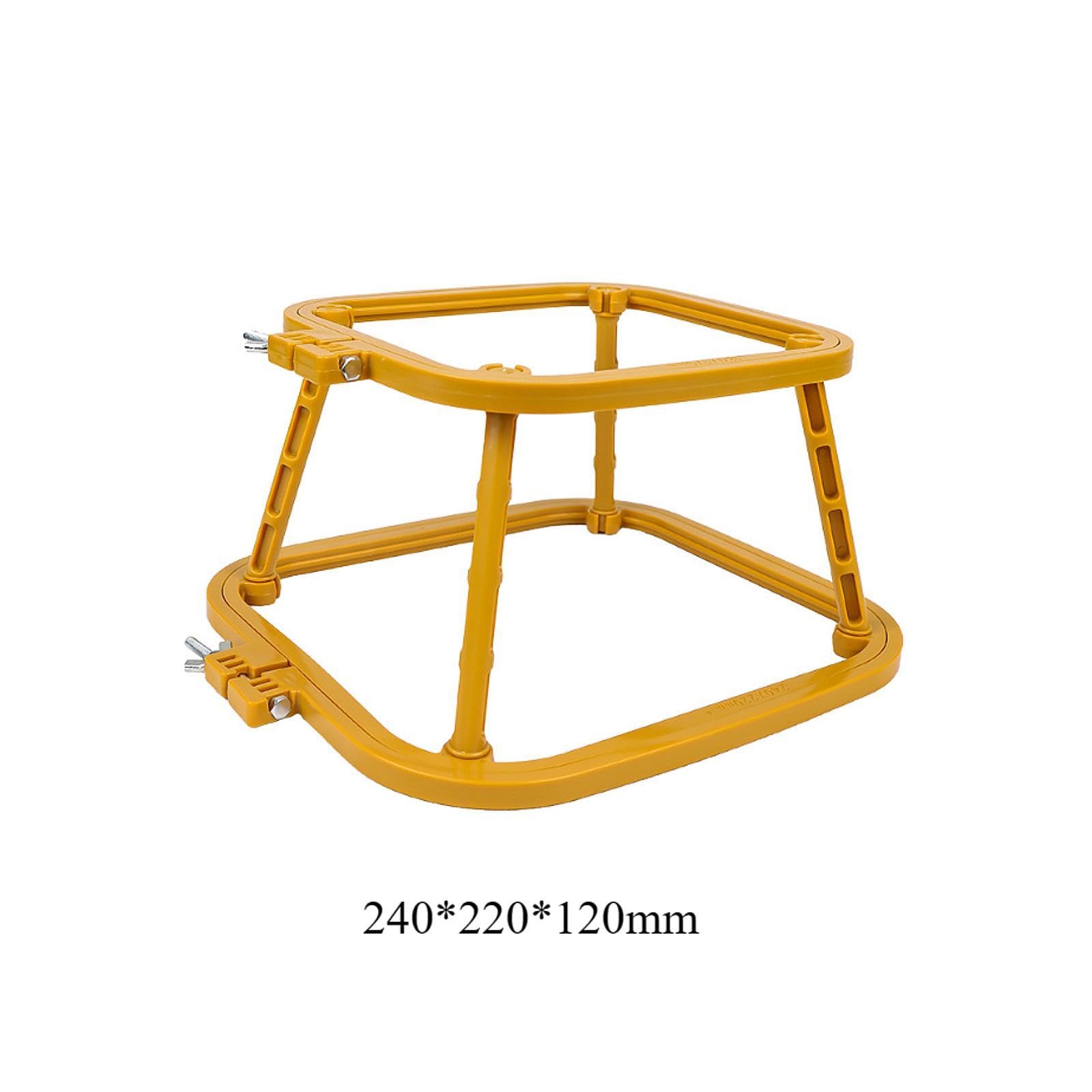 Bastidor de Bordado Multifuncional de Costura con Soporte de Mesa Ajustable Herramienta Ligera para Proyectos de Punto Manual Adecuado para Adultos