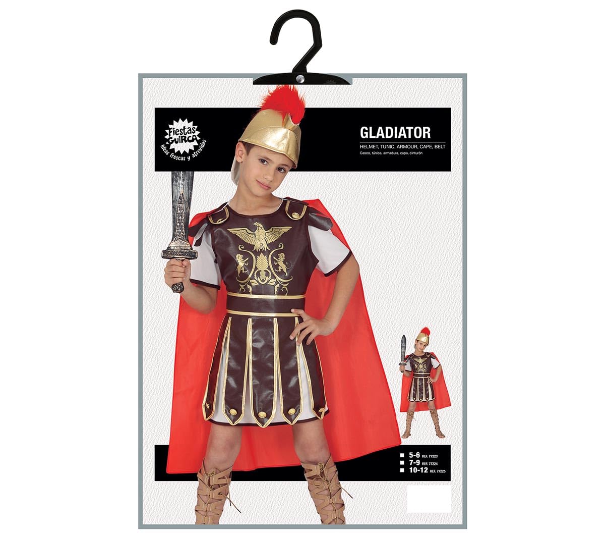 FIESTAS GUIRCA Kostium rzymskiego gladiatora