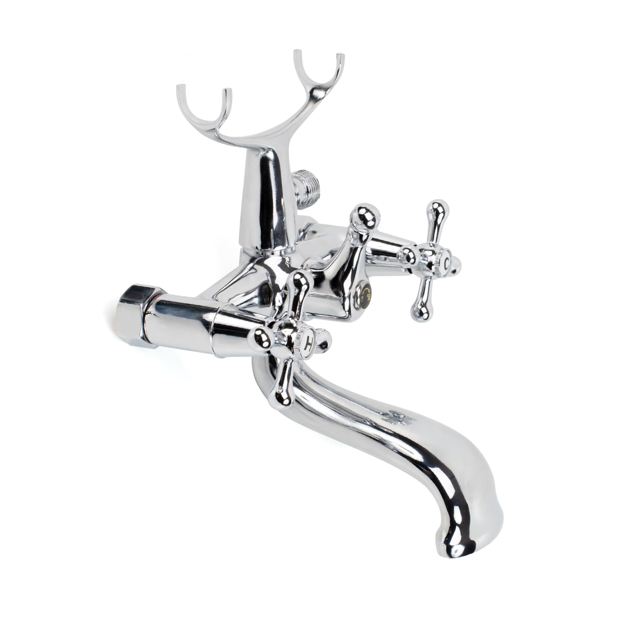 Grifo Bidet Grifo Bañera Vintage Cromado Mezclador Agua Fría