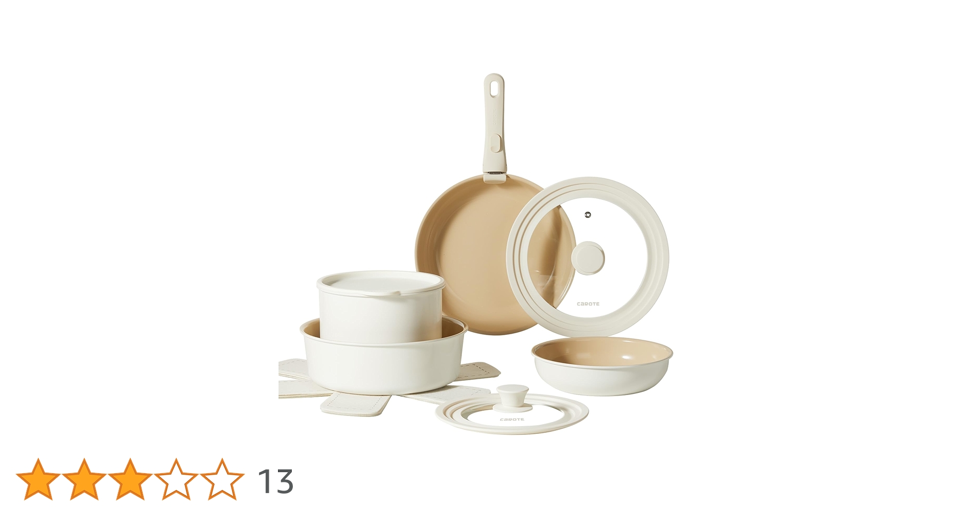 Amazon.co.jp: CAROTE カローテ フライパン セット 11点 IH·ガス