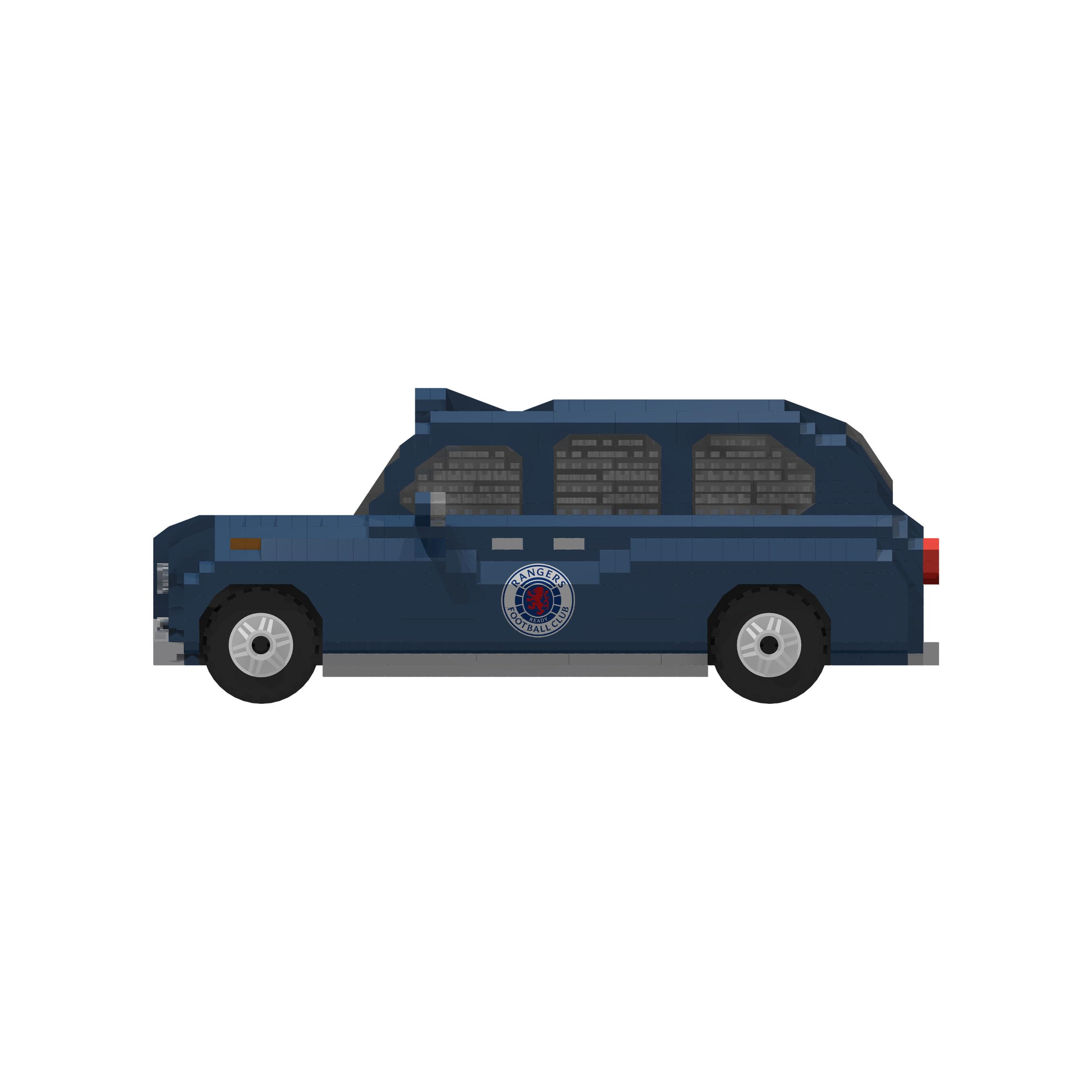 FOCO Con licenza ufficiale Rangers FC modello di taxi BRXLZ da costruire con mattoncini 3D