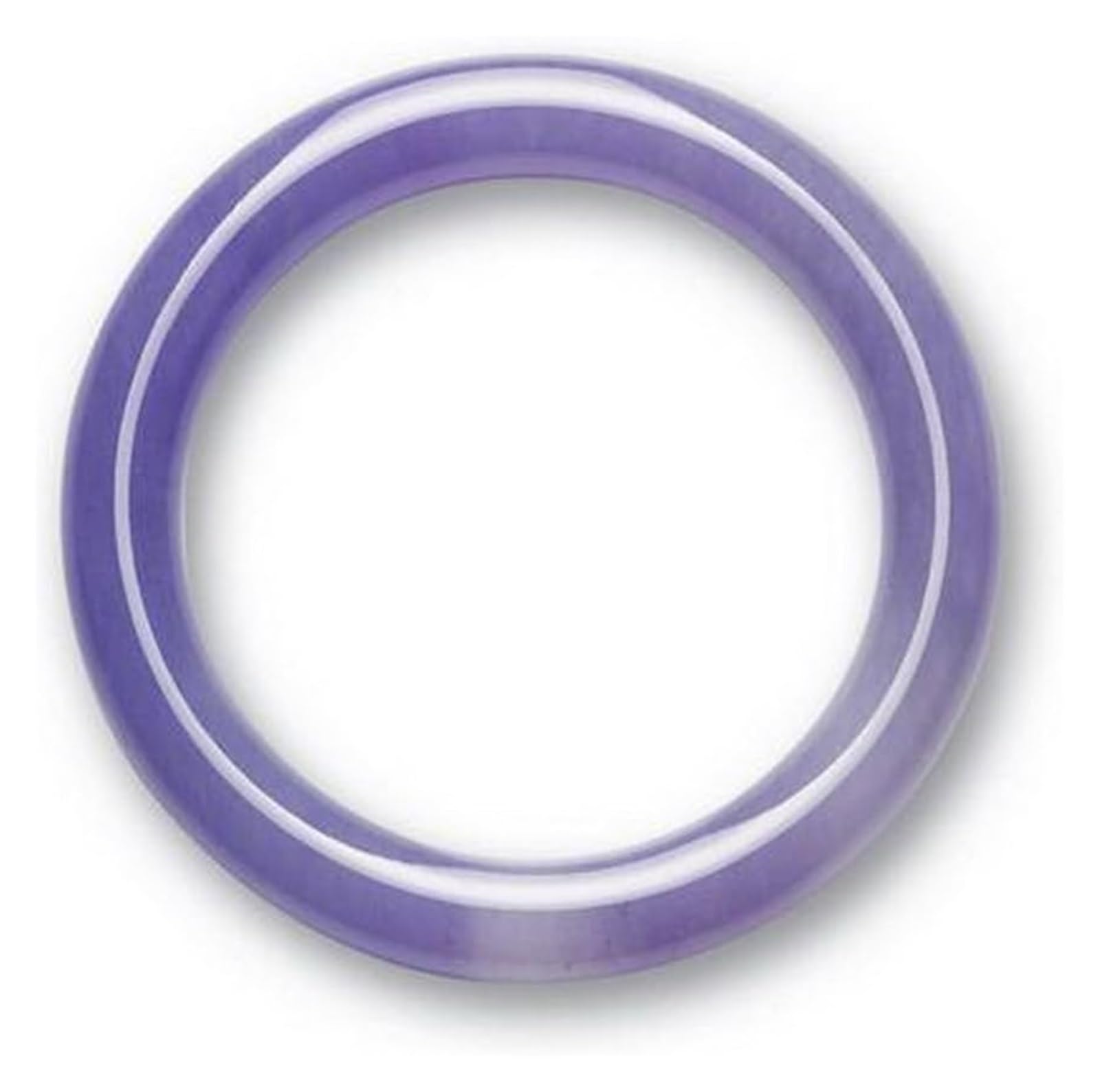 SnamicE Purple Jade Bangle Bracelet for Women, Natural Genuine Quartzite Jade Bangle Jewelry 1216,Purple_56mm-A