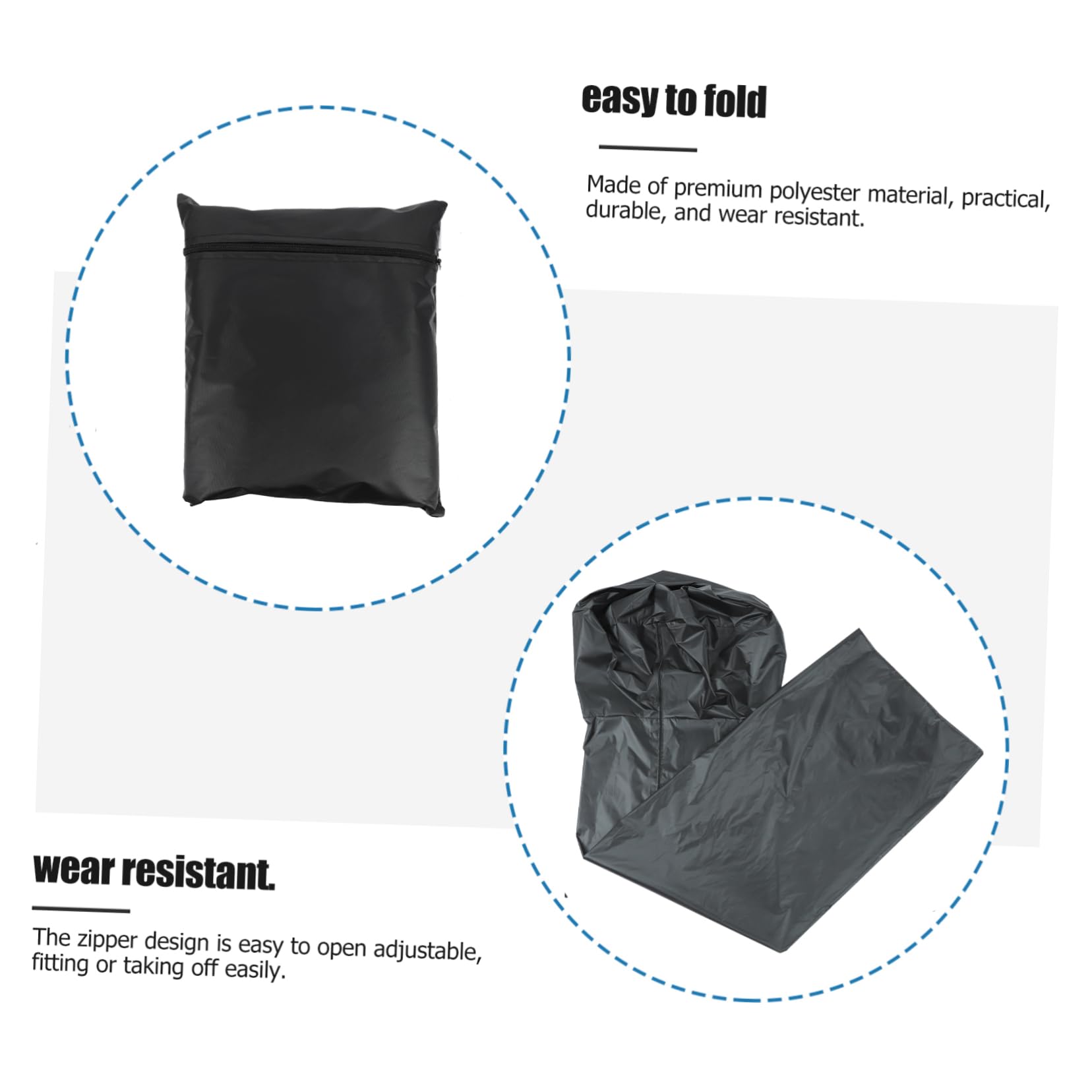 BESPORTBLE Waterproof Heater Cover 210d Oxford Outdoor Patio Garden Weatherproof Durable Easy to Fold