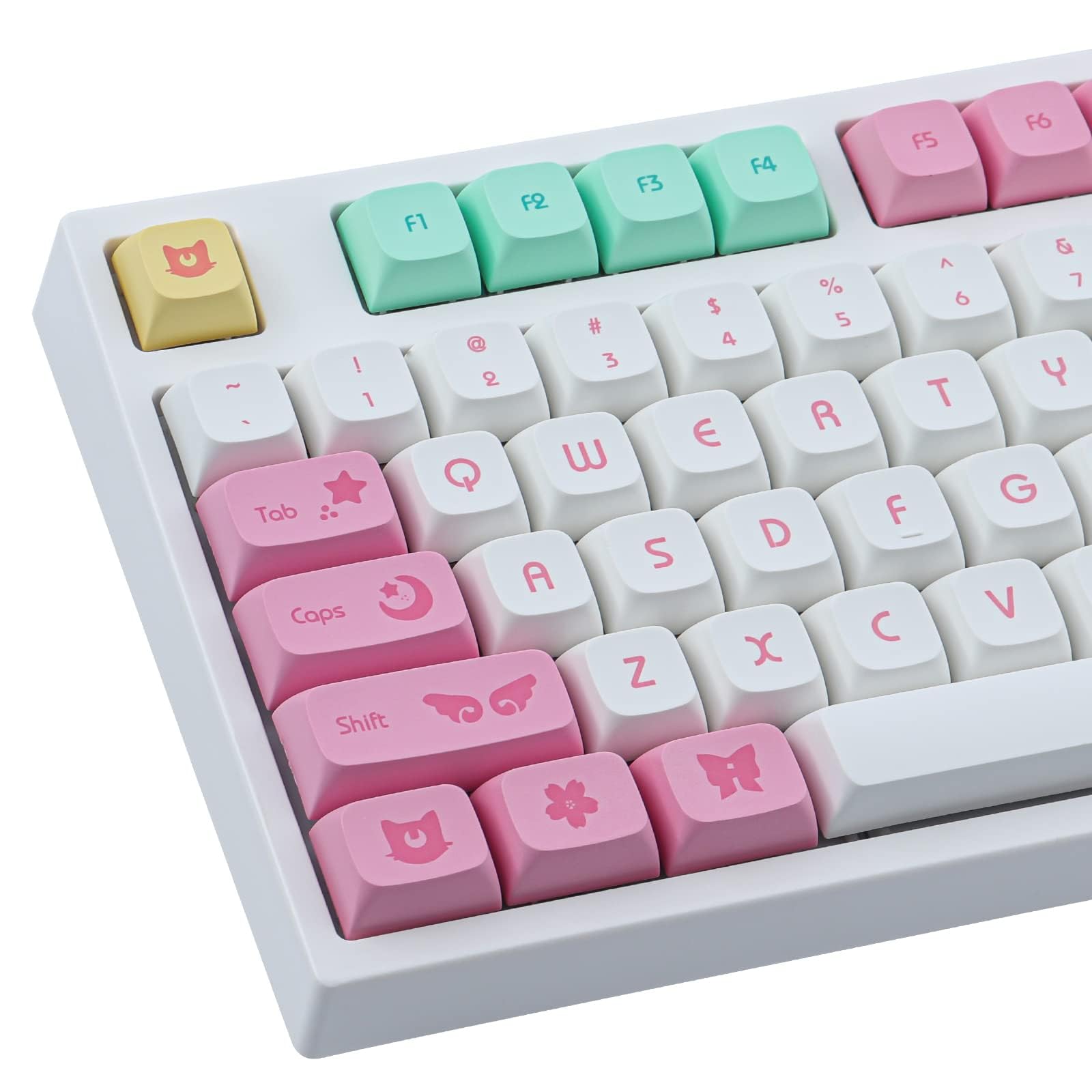 Amazon | Tsungup PBTキーキャップ XDA プロファイルキーキャップ 143 
