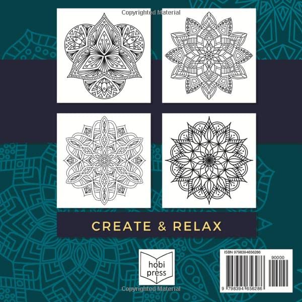 Vista 2 de Mandala Coloring Book Unique Mandalas to color and relax