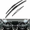 QILING Para Chevrolet Para Vauxhall Para Opel Para Corsa C X01 Para Hatch 2000-2006 Parabrisas Accesorios Limpiaparabrisas Delanteros y Traseros 3