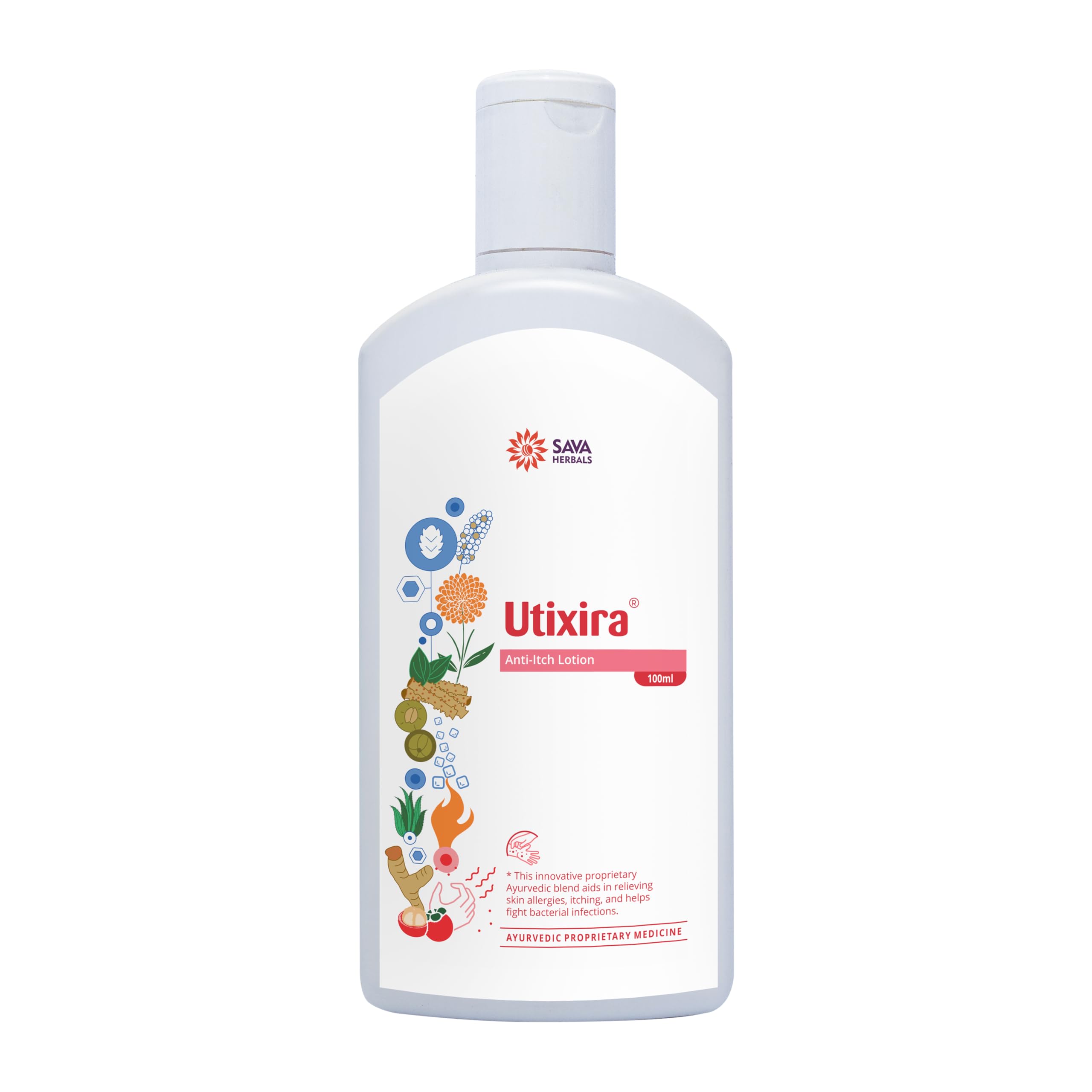 Utixira Lotion| Anti-Itch|Urticaria Relief Lotion for Skin Allergies and Rashes |100ml