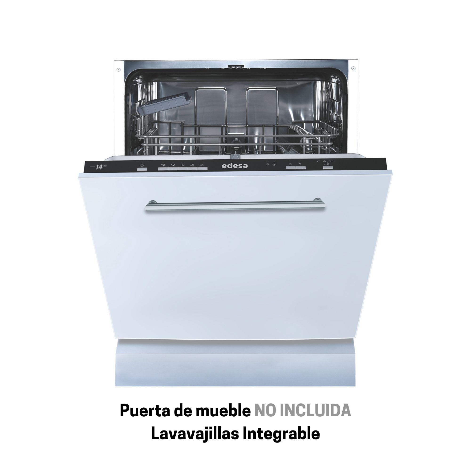 Edesa Lavavajillas Integración EDB-6130-I, 13 Cubiertos, 5 Programas, Ancho de 60 cm, Potencia 2100 W, Acabado en Acero Inoxidable
