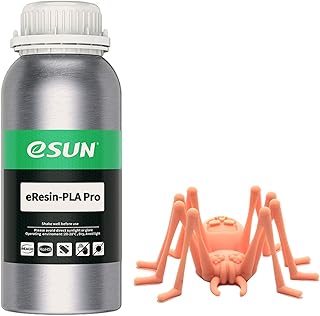 eSUN High Precision 3D Printer Resin Pla Plant-Based Resin Pro Low Odor Fast Curing Uv Photopolymer Resin 3D Printing Liquid for 405nm LCD Monochrome Screen Printer Color Screen Printer