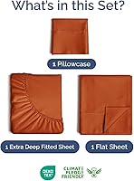 Vista 166 de Extra Deep Pocket Split King Sheets - 5 Piece Breathable & Cooling Bed Sheets - Hotel Luxury Bed Sheet Set - Soft, Wrinkle Free & Comfy - Easily