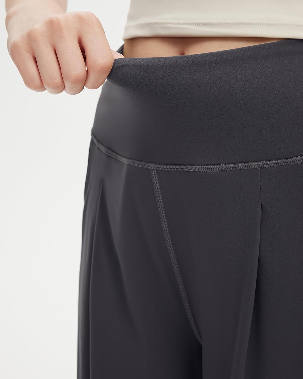 SUUKSESS Women Casual Palazzo Pants with Pockets 2025 High Waisted Lounge Wide Leg Pant - Image 5