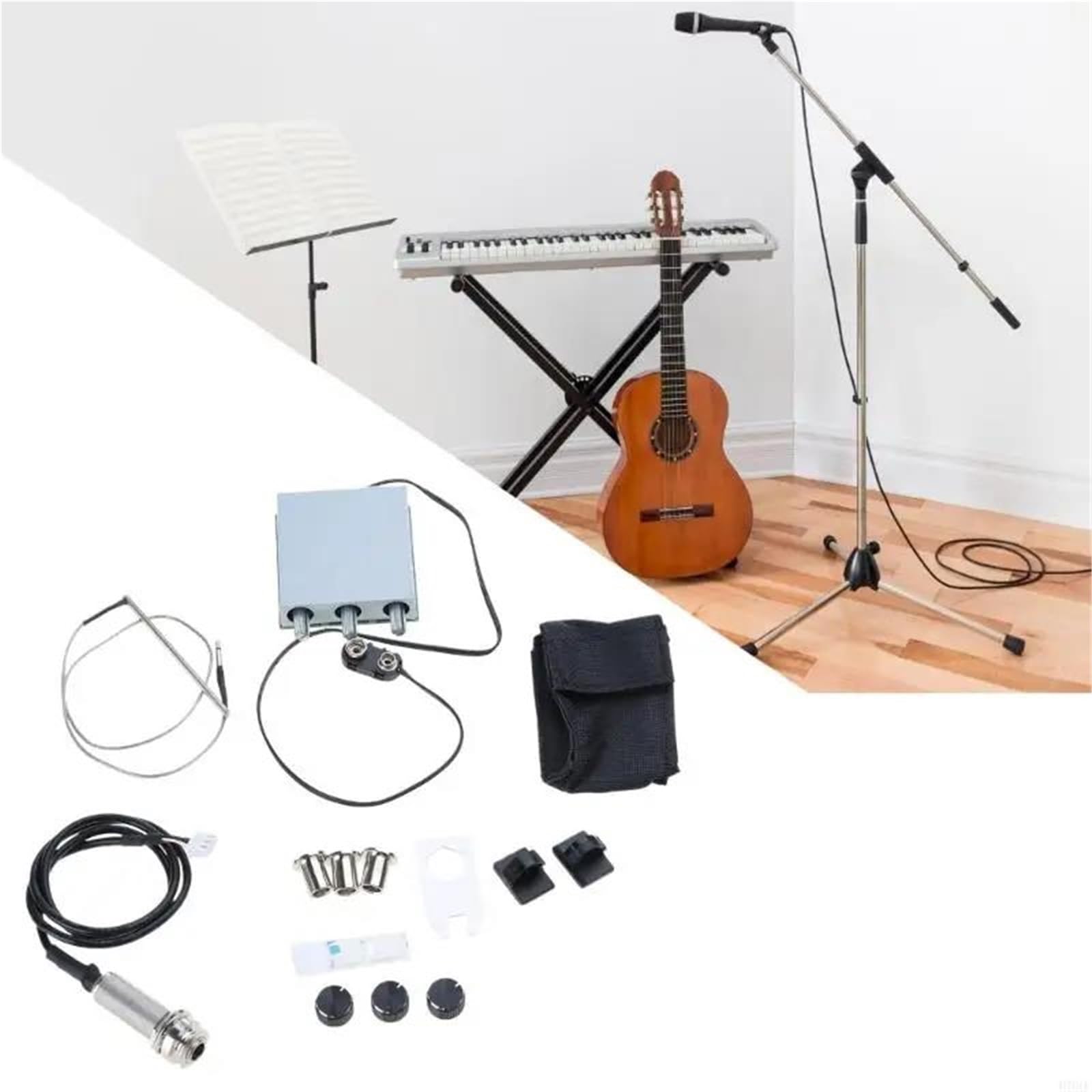 Pickup Per Chitarra Controllo Del Tono Pickup Per Chitarra Acustica Pickup Piezoelettrico Per Chitarra Acustica Folk Ukulele Principiante Amante Della Musica