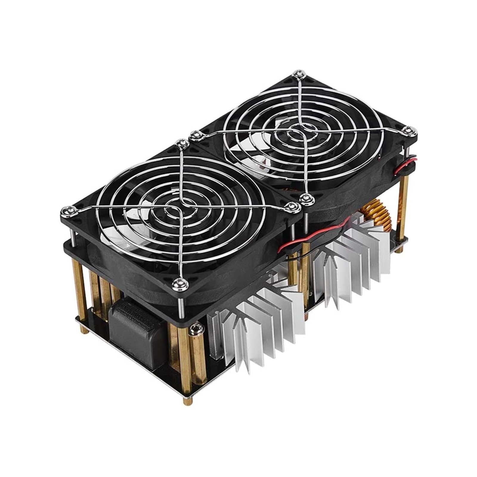 Nagrzewnica indukcyjna, 40A 12 V-48 V 1800 W ZVS moduł płyty nagrzewania indukcyjnego Flyback sterownik podgrzewacz DIY moduł nagrzewania indukcyjnego wysokiej częstotliwości