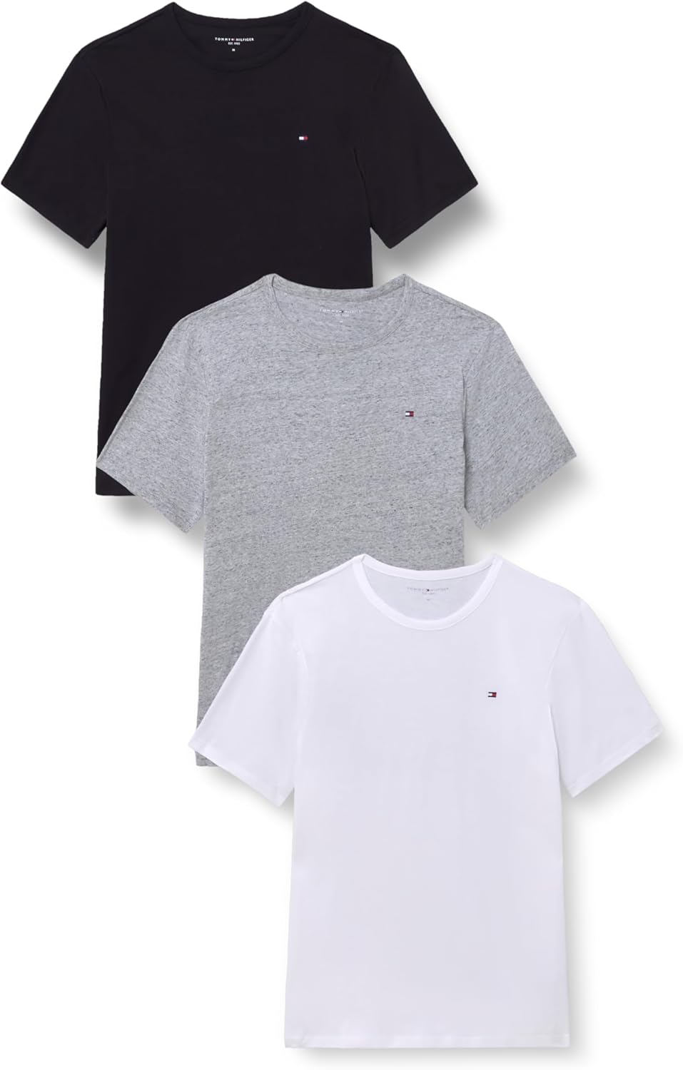 Tommy Hilfiger Herren 3p Ss Tee Um0um03870 S/S T-Shirt (1er Pack)