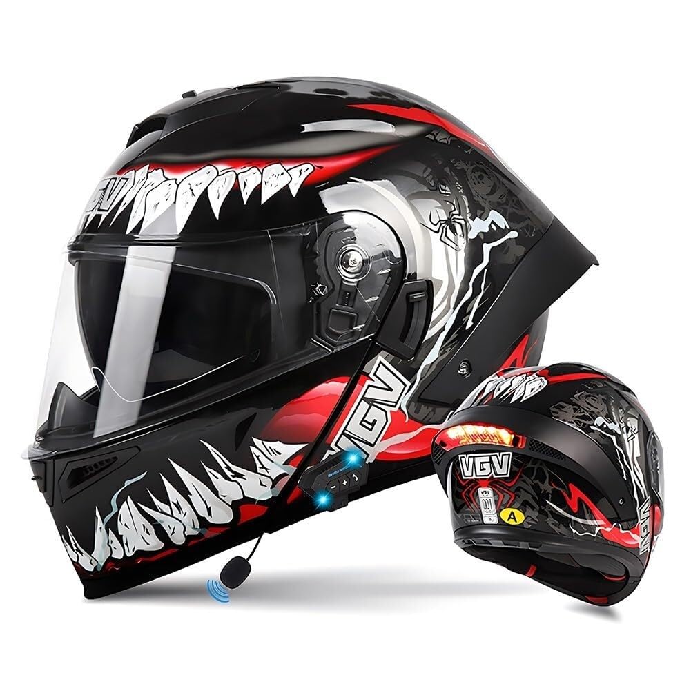 Casque modulable Bluetooth M équipé de LED pour rester visible la nuit - 8