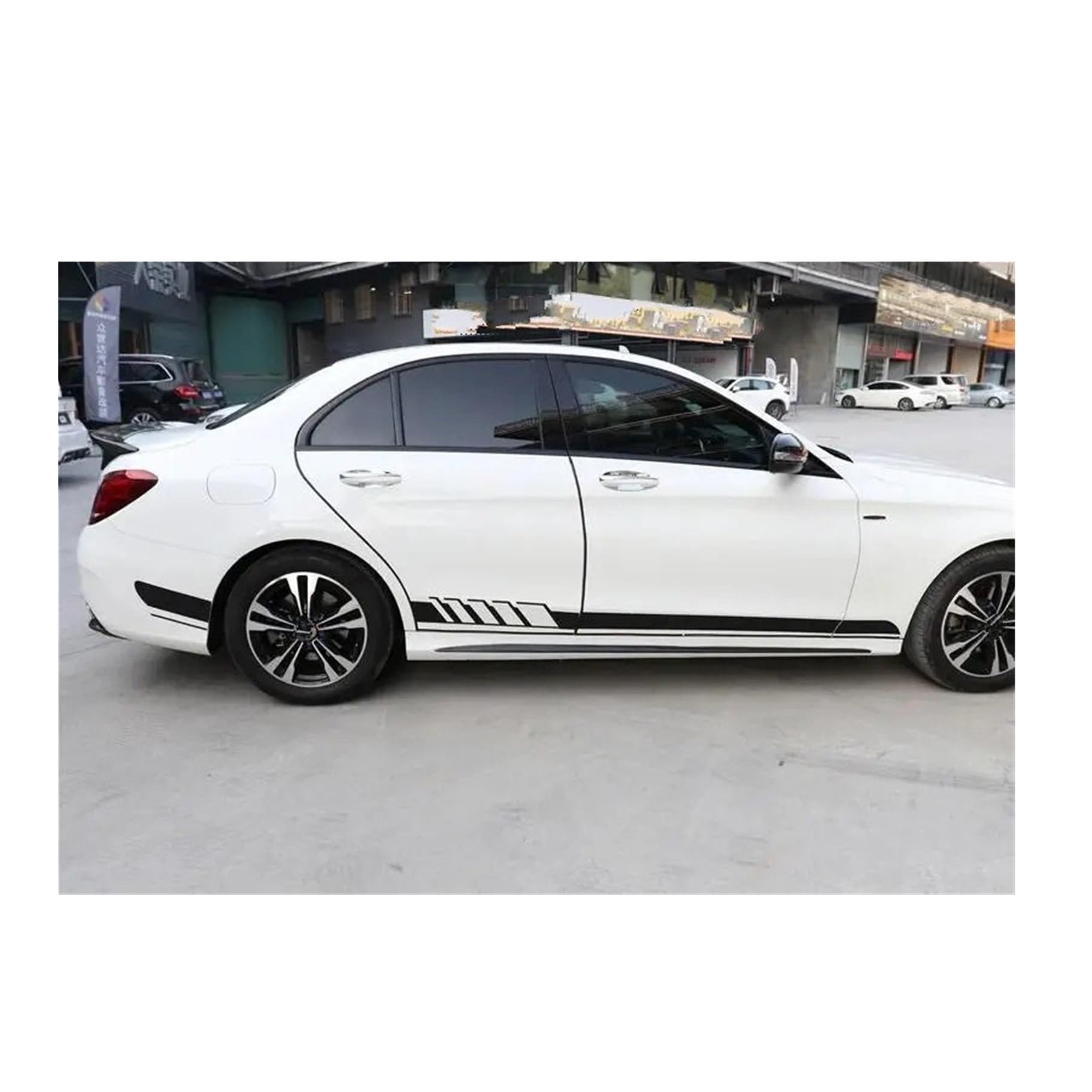 Spojlery tylne Do Benz W205 C180 C200 C260 Skrzydło spojlera | 2015-2019 C300 C43 C63 Body Kit Modernizuje Splitter Boczna Dokładka Dekoracyjna Pokrywa