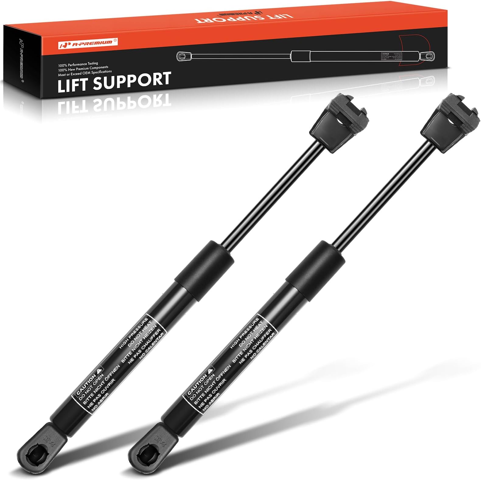 A-Premium Front Hood Lift Supports Shock Struts Compatible with Select Dodge & Chrysler Models - Charger 2006-2010, Challenger 2008-2012, Magnum 2005-2008, 300 2005-2010 - Replace# 68035557AA(2PC Set)