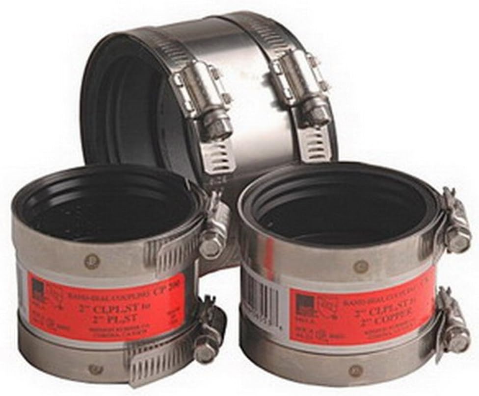 Band Seal K-150 Stainless Steel K Series Specialty Coupling, 1-1/2 Or 1-1/4