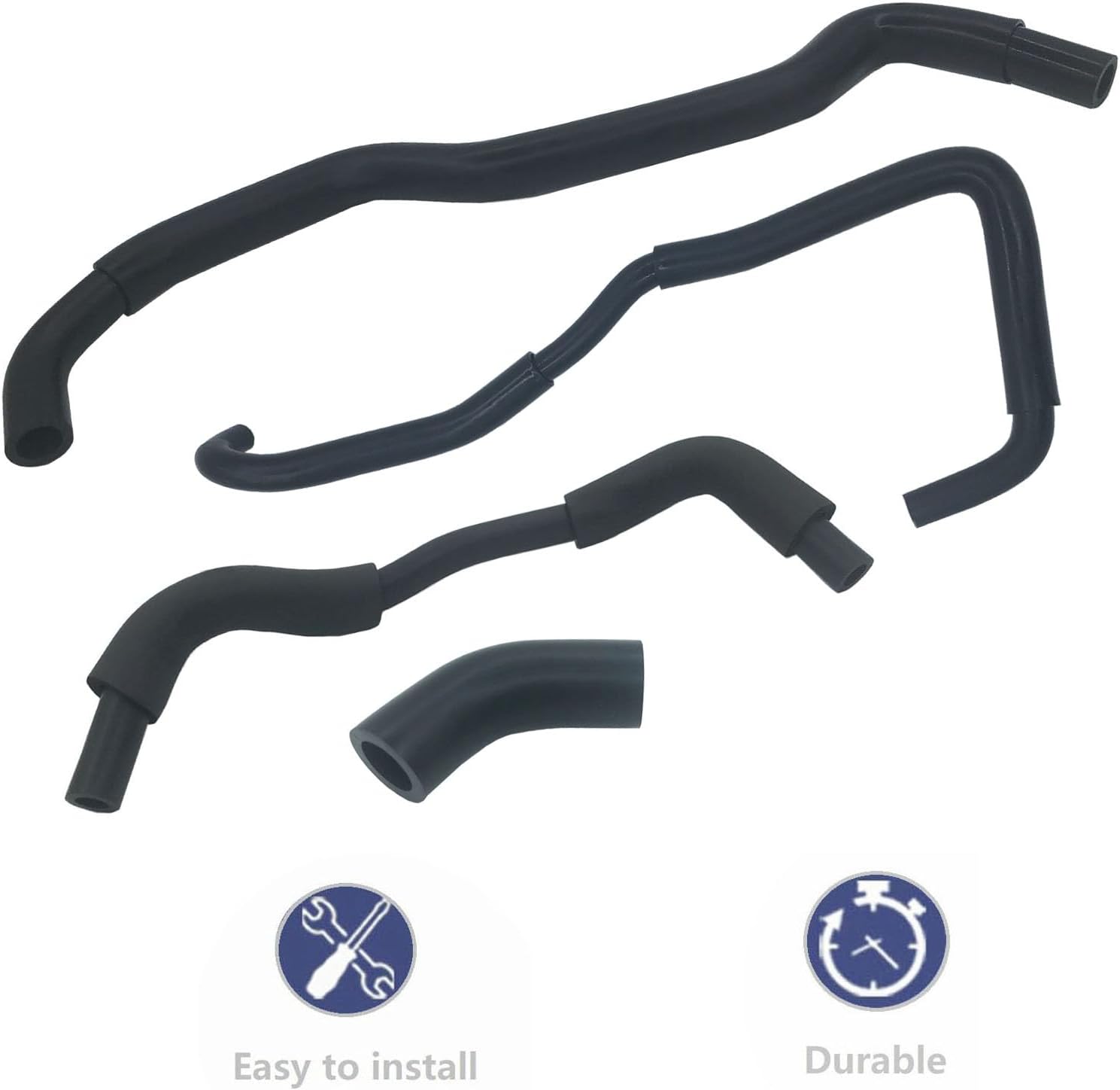 Jiayouy 4Pcs Valve Chamber Hose Parts Compatible with Infiniti EX25 EX35 G25 G35 QX50 FX35 Z33 350Z 2009-2012, Q70 Q70S Q70L 2010-2018, Replaces 11823-JK28D 11823-JK20E 11283-JK29D 11286-JK29D