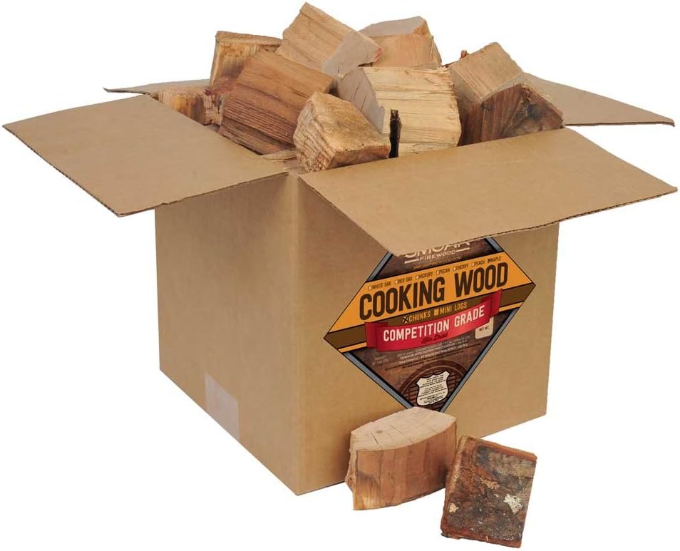 Smoak Firewood’s Cooking Wood Chunks (Competition Grade) USDA Certified for Smoking, Grilling or Barbequing (Maple 25-30lbs 1728 Cubic in.)