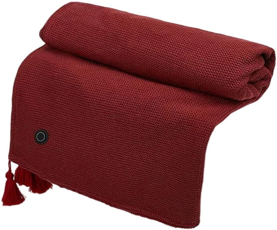 Heated blanket with quick heating and 3 adjustable temperature levels for comfortable use at all times (Green)