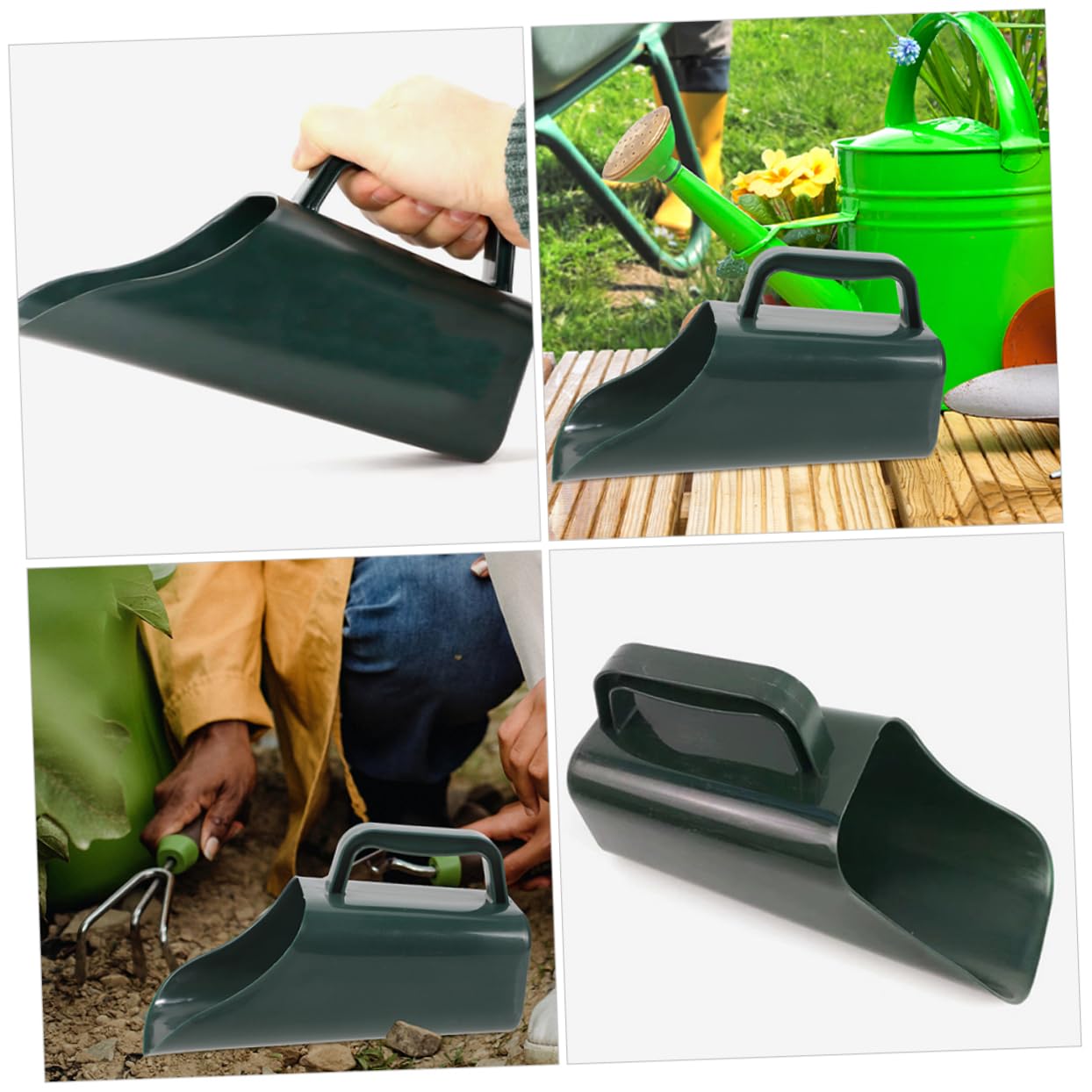 Homoyoyo 4piezas Pala De Jardín y Cuchara De Suelo Herramienta De Jardinería Multifuncional para Plantas Suculentas y Bonsáis Plástico Resistente y Práctico para Trasplante y Cuidado