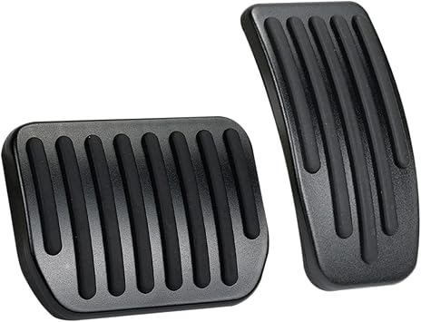 2 Pack Car Pedal Cover Non-Slip Accelerator Brake Foot Pedal Pads Set Accessories Fit for Tesla Model 3 Model Y 2017-2021Black