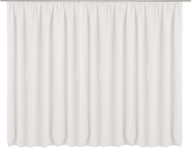 JEMIDI zasłona zaciemniająca, 1x zasłona zaciemniająca z taśmą marszczącą, do salonu, sypialni, biura, nieprzezroczysta zasłona 140 x 245 cm lub 245 x 300 cm