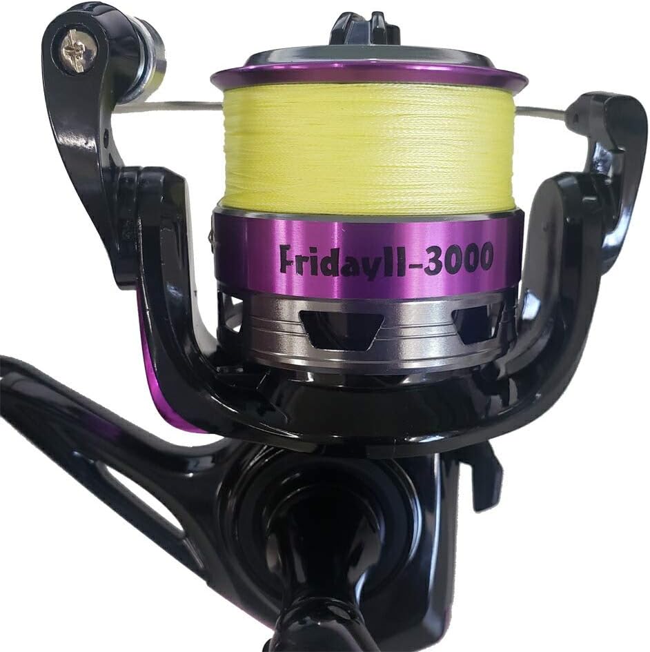 Amazon Peライン付リール Fridayii スピニングリール3000 0 8号150m 4000 1 5号150ｍ 遠里 スピニングリール