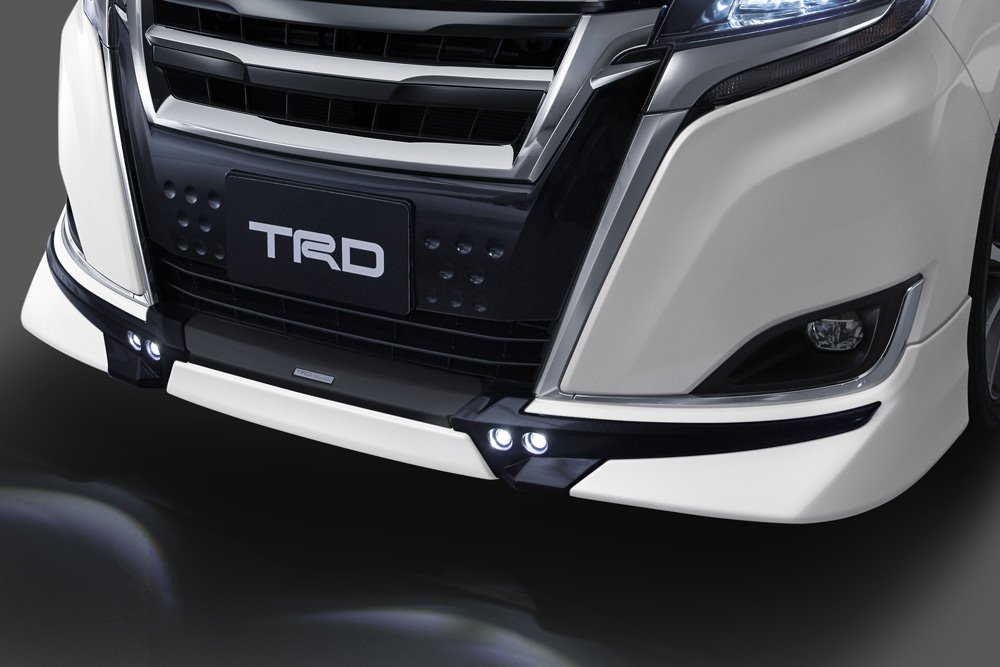 トヨタ　エスクァイア後期　TRD スポイラ用　LED TRD フロントスポイラー(LED無) 未塗装 エスクァイア ZRR80G