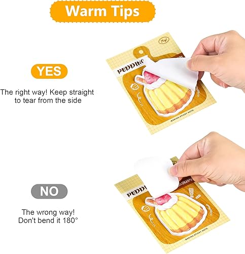 Miniatura 4 de Tema para hornear pan, notas adhesivas, bloc de notas autoadhesivas, kawaii lindo, suministros escolares de oficina