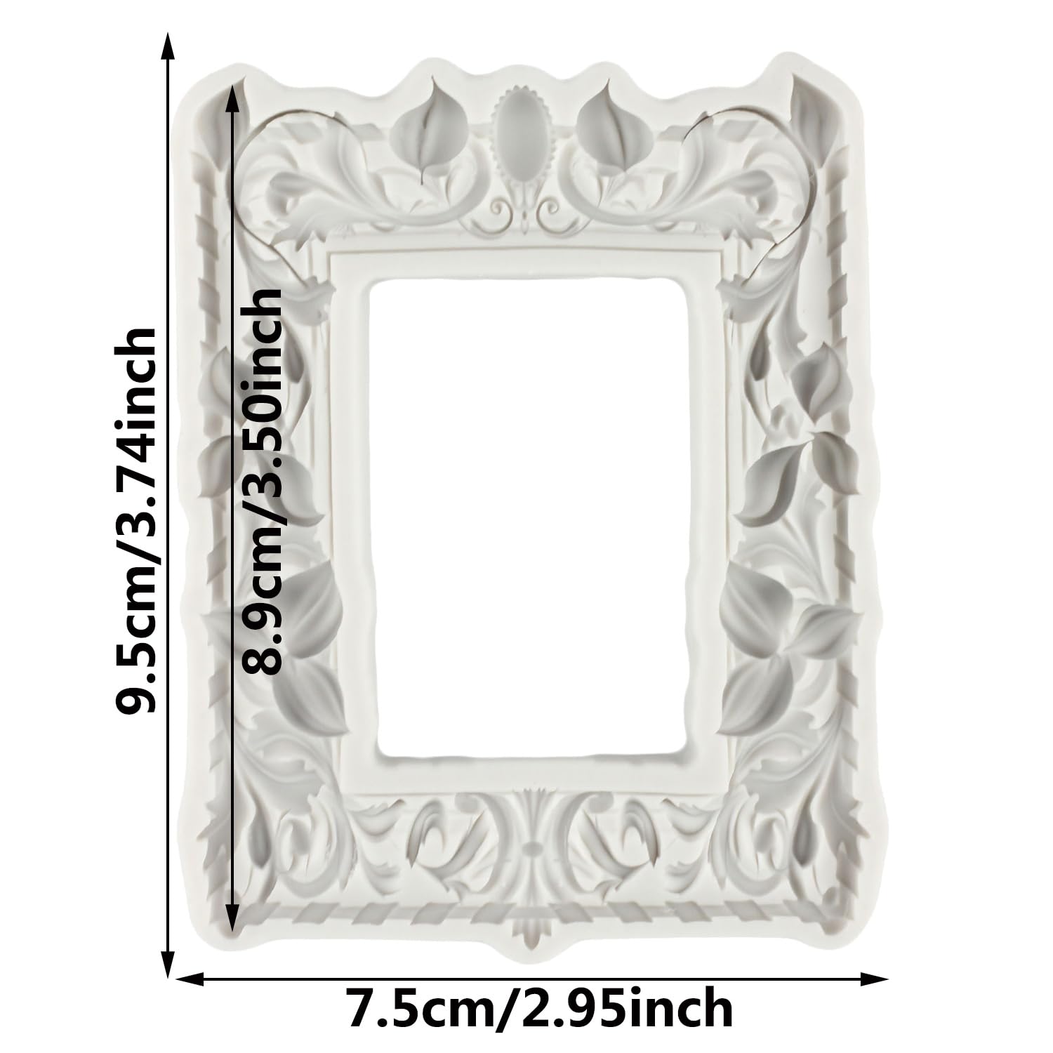 MINFEIDMS Moule Baroque En Silicone Pour Décoration De Gâteau