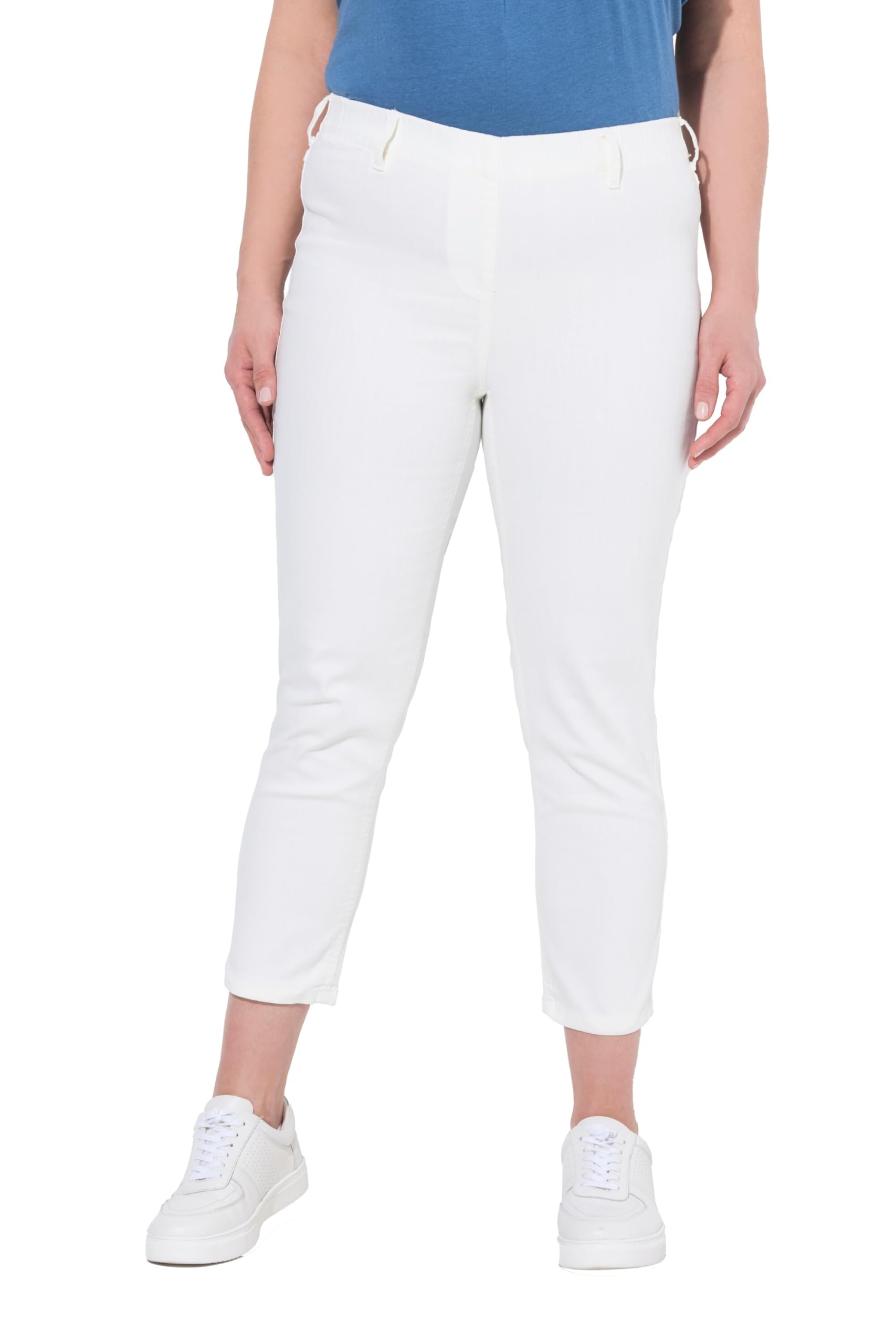 Ulla Popken Damen große Größen Übergrößen Plus Size 7/8-Jeggings Sienna, Elastikbund, schmales Bein 839959