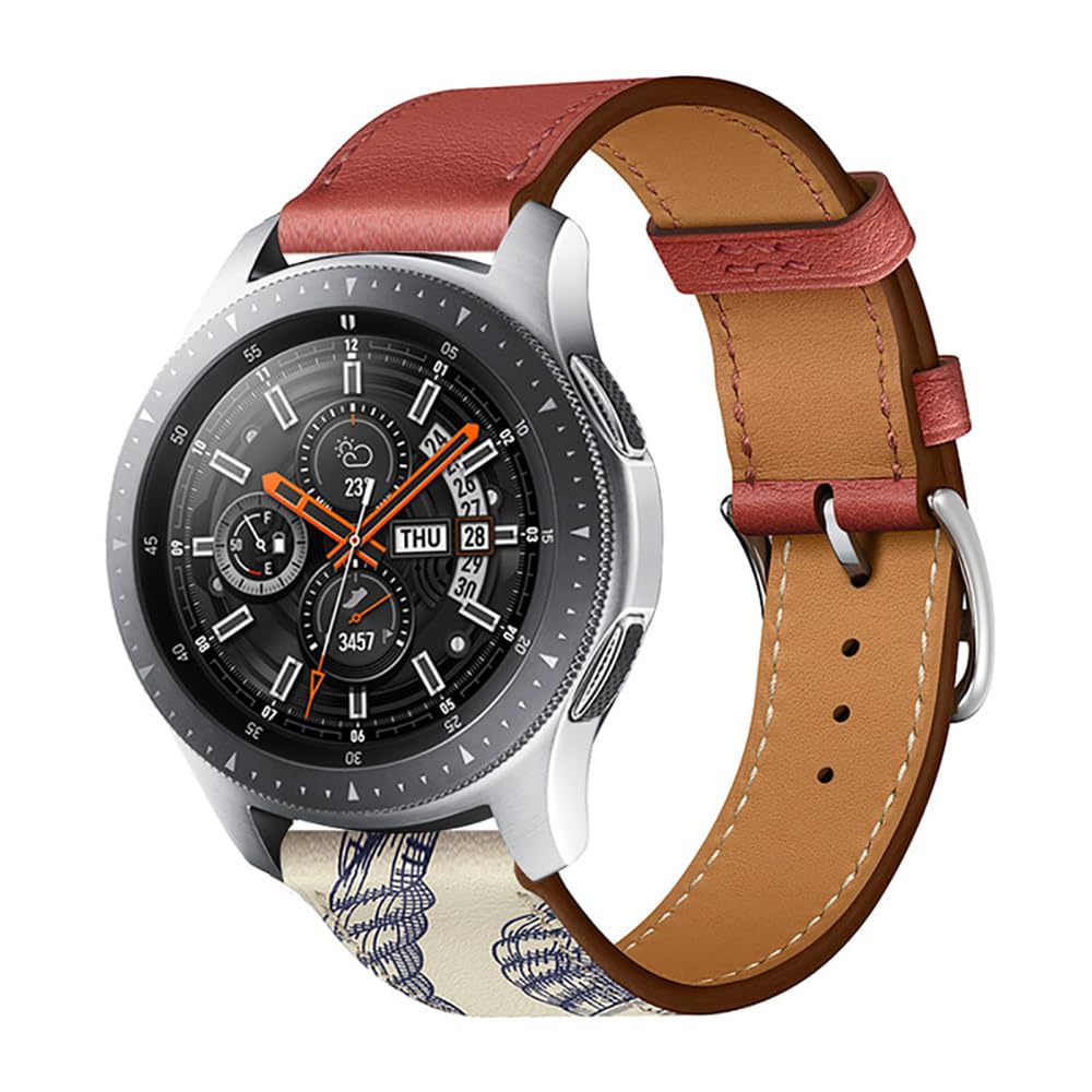 Skórzany pasek do Huawei Watch 3 / 4Pro/5 Sport bransoletka pasek do Huawei Watch GT 46 mm/GT2E /GT3 46 mm pasek na nadgarstek pasek do zegarka akcesoria zamienne