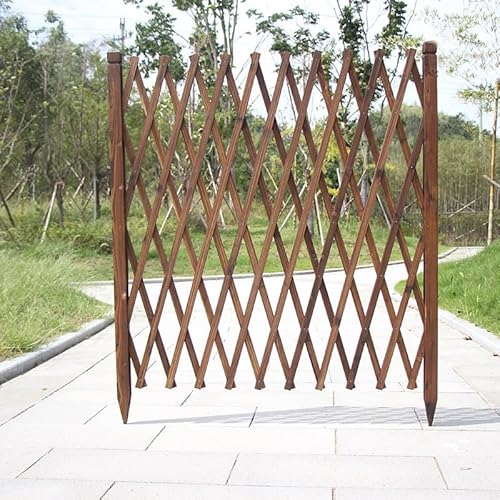 Valla de enrejado de madera para plantas trepadoras, pantalla de privacidad independiente al aire libre para árbol de Navidad, panel de valla de celosía extendida