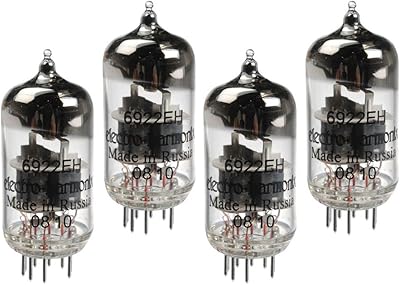 New Avalon Design | High-Performance Vacuum Tube Set of 4, ST-4 for VT-737SP & VT-747SP Tested and Matched 6922 (Set of 4)