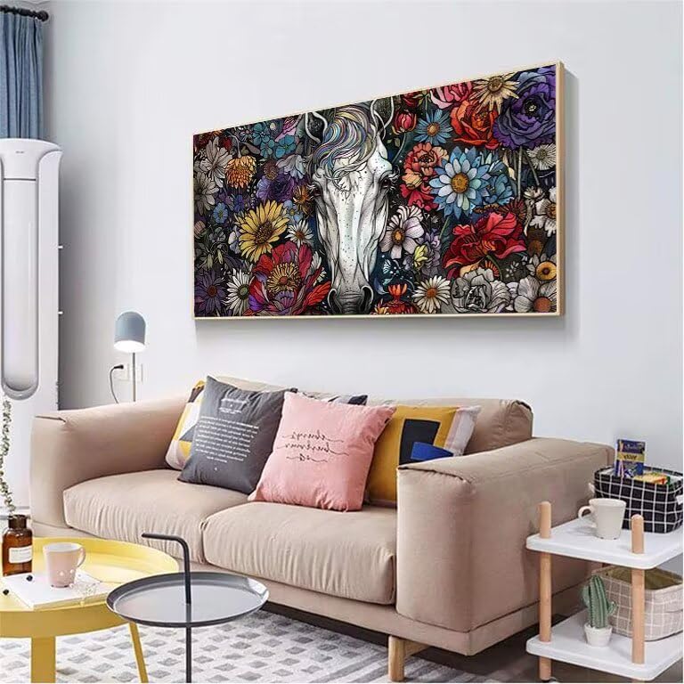 Kit strass point croix cristal cheval 100x200 cm pour décoration murale - 3