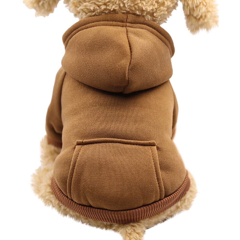 HowstarDog Clothes Pet Dog Hoodies for Small Dogs Chihuahua Clothes Warm Coat Jacket Autumn Puppy Outfits Cat Clothing Dogs Pet Outwear Apparel