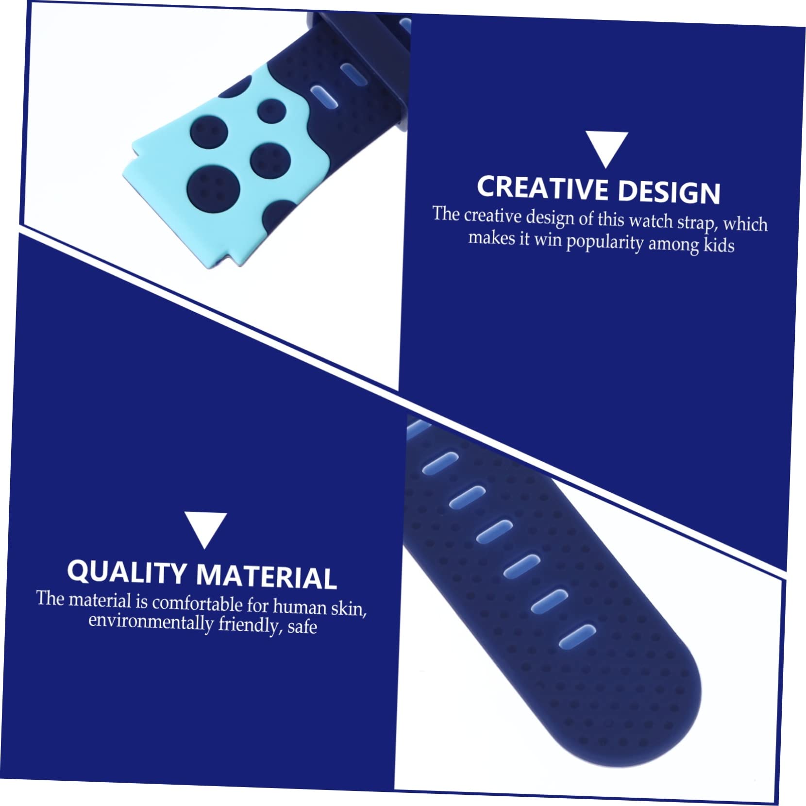 HOOTNEE 2 Pcs Kids Watch Strap Silicone Wrist Band for Boys Girls Watches for Girls Kids