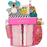 Lulubelle Baby Hanging Diaper Caddy and Nursery Organizer for Baby Crib