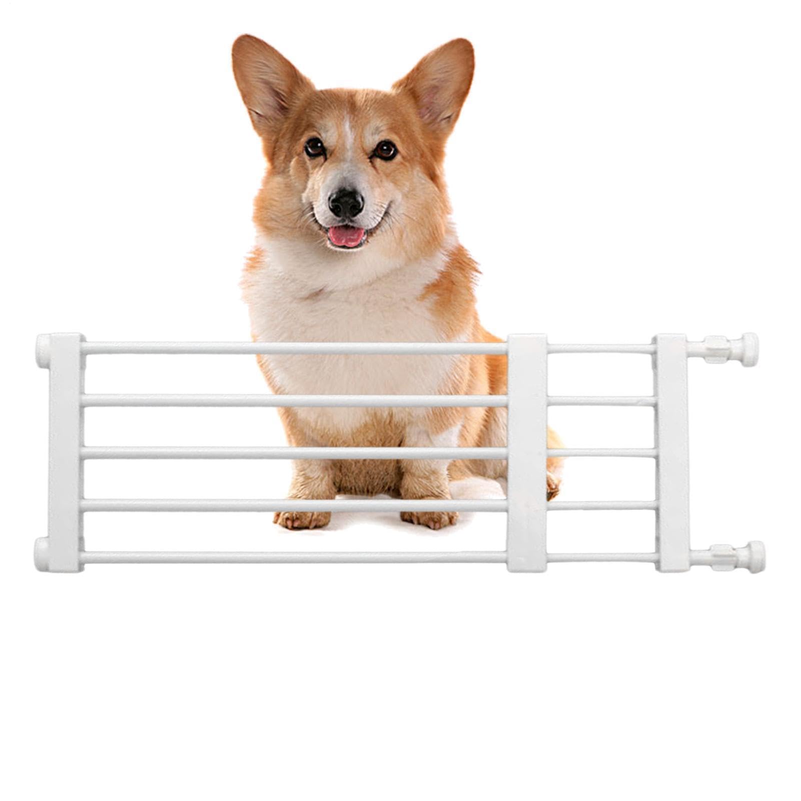 cancello per cani da interno - cancelletto scale per bambini - Cancello per animali basso Retrattile di sicurezza per cani - Cancelli di sicurezza per bambini per scale(con 2 cuscinetti antiscivolo)
