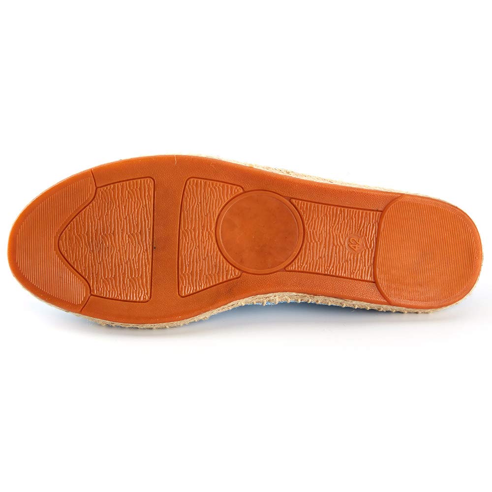 Klassische Herren-Espadrilles aus natürlichem Stoff