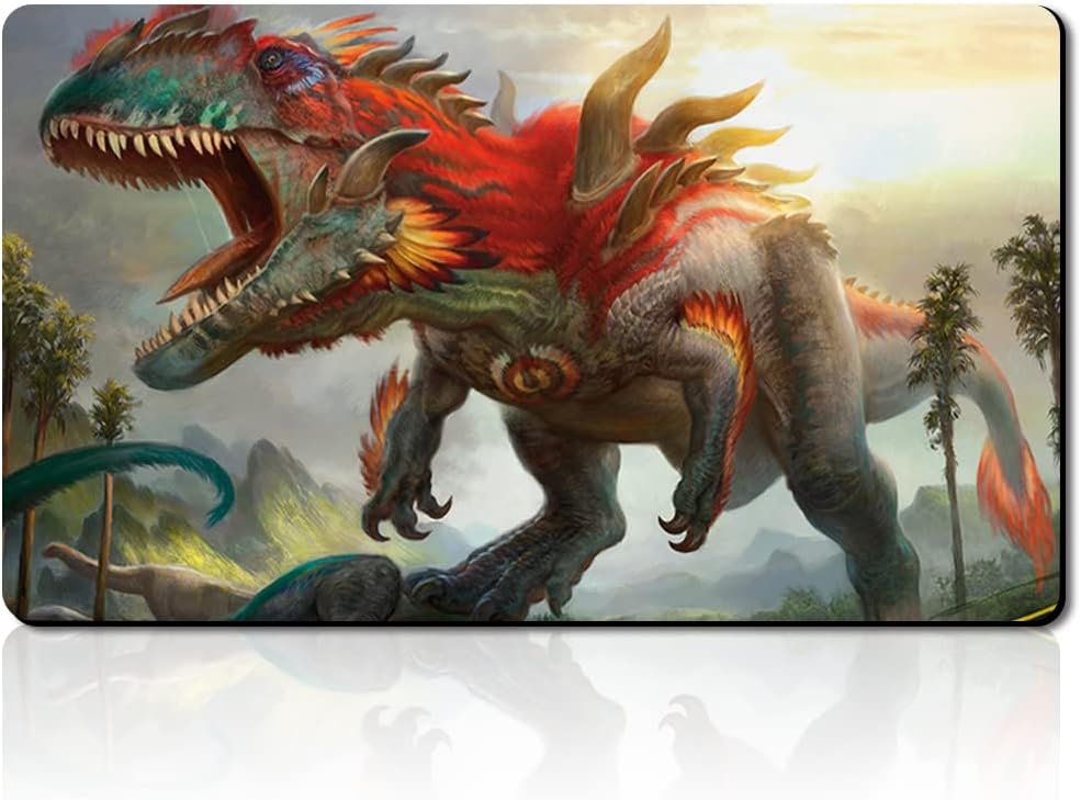 Gishath, Sun's Avatar - Board Game TCG Playmat - 23.6x13.8 inches - Compatible for TCG MTG Playmat Free Bag
